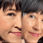 youthforia date night skin tint serum foundation before and after on mature skin, variant - all