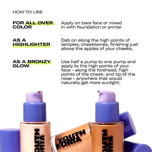 variant - Illuminating, Radiant, Bronzy